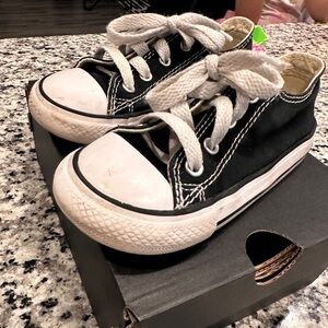Converse Kids Black and White Sneakers